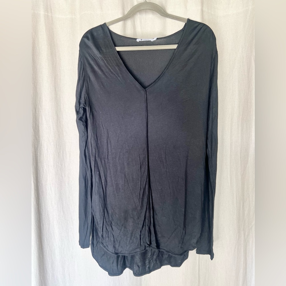PRICE DROP! T by Alexander Wang V-Neck L/S Droptail Tee/Tunic